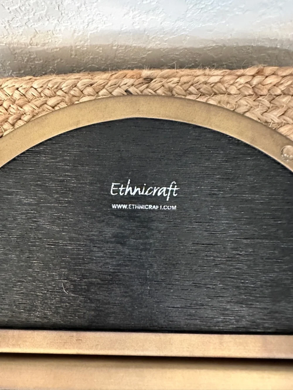 Ethnicraft Notre Monde Round Glass Tray - Picture 9 of 10